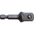 Socket Adaptor 1/4'm Sq X 50mm 1/4'm Hex Shank Carded